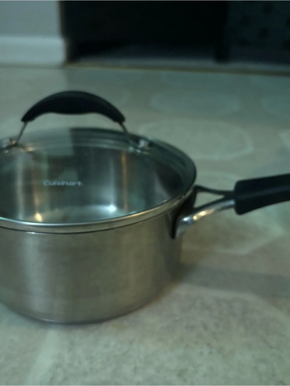 Cuisinart Stainless Steel Saucepan with Lid - Silver 1.5L